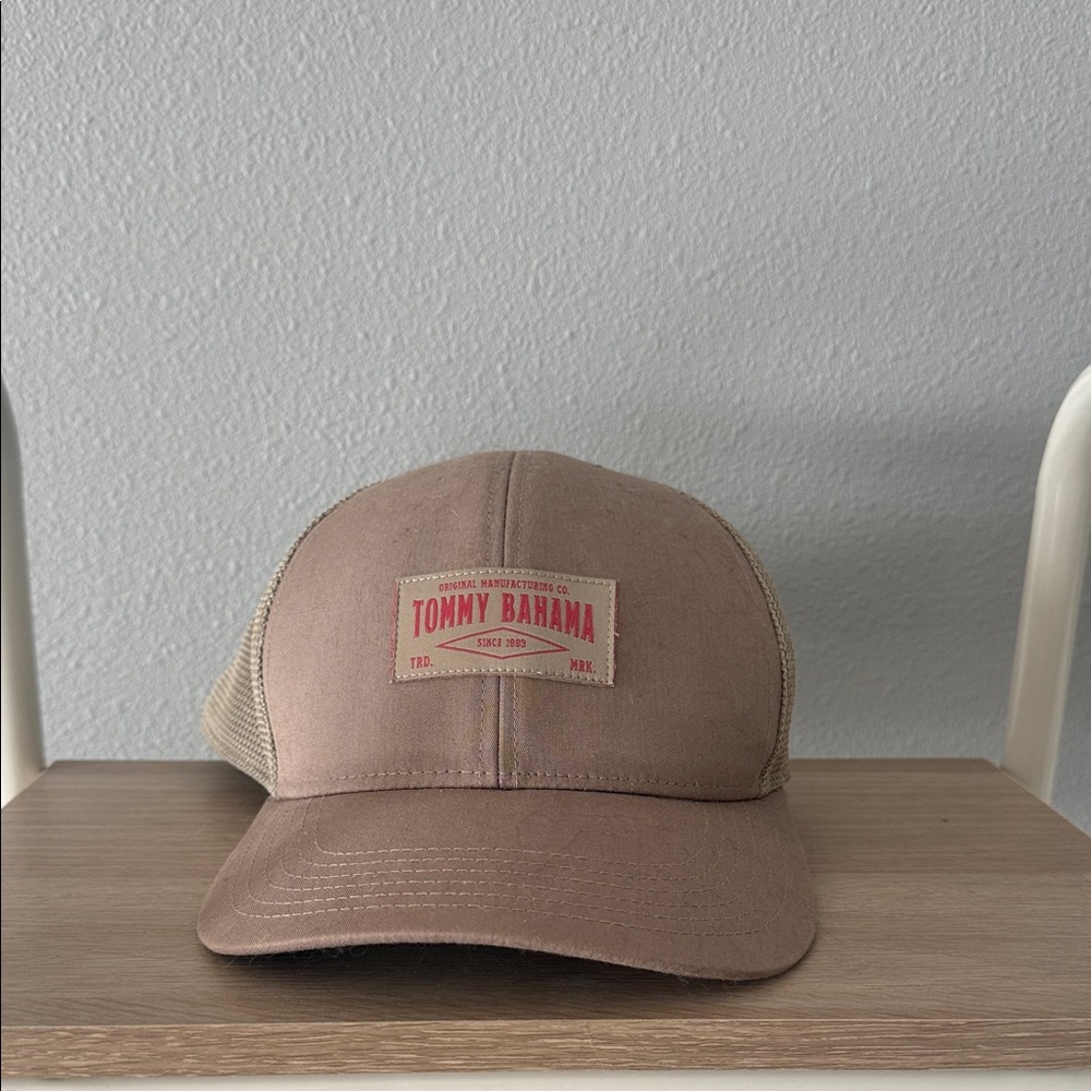 Tommy Bahama Tan Mesh Baseball Cap